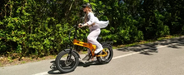 Электровелосипед складной SAIGE Cityfun для взрослых, 500W, запас хода 46 км, городской,черный — изображение 4