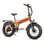 Электровелосипед складной SAIGE Cityfun для взрослых, 500W, запас хода 46 км, городской,черный