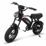 Электровелосипед Likebike‑UM1 MINI с мотором мощностью 500 Вт, аккумулятором 15 А·ч, цельнолитым колесом и широкими шинами